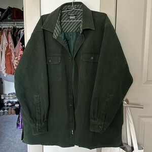 Levi’s moleskin green shacket